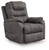 Ashley Snowfield Gunmetal Power Lift Recliner