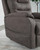 Ashley Snowfield Gunmetal Power Lift Recliner