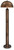 Ashley Wendfield Antique Gold Finish Floor Lamp