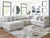Ashley Snodoodle Arctic 6-Piece Sectional with Chaise