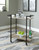 Ashley Waylowe Brown Black Bar Cart