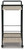 Ashley Waylowe Brown Black Bar Cart