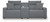 Ashley Modmax II Salt and Pepper 3-Piece Power Reclining Sectional with Console