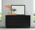 Ashley Danziar Black Dresser and Mirror
