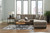Ashley Mahoney Chocolate 2-Piece Sectional with Chaise