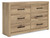 Benchcraft Brozmont Tan Dresser