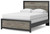Ashley Jonnifer Black Gray Queen Panel Bed