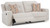 Ashley Danum Stone Reclining Sofa