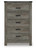 Ashley Frandern Gray Chest of Drawers