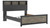 Ashley Jonnifer Black Gray Queen Bookcase Panel Bed