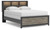Ashley Jonnifer Black Gray Queen Bookcase Panel Bed