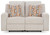 Ashley Danum Stone Reclining Loveseat