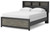 Ashley Jonnifer Black Gray Queen Bookcase Bed
