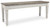 Ashley Skempton White Light Brown Storage Bench