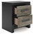 Ashley Jonnifer Black Gray Nightstand