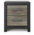 Ashley Jonnifer Black Gray Nightstand