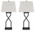 Ashley Brookthrone Black Table Lamp (Set of 2)
