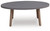Ashley Francis Beach Natural Gray Outdoor Coffee Table