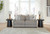 Benchcraft Aslan Court Flax 2-Piece Loveseat Sectional
