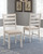 Ashley Skempton White Light Brown Dining Chair (Set of 2)