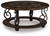 Ashley Frallyn Dark Brown Coffee Table