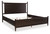 Benchcraft Dantenton Merlot King Panel Bed