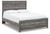 Ashley Bronyan Dark Gray Queen Panel Bed