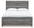 Ashley Bronyan Dark Gray Queen Panel Bed