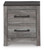 Ashley Bronyan Dark Gray Nightstand