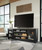 Ashley Foyland Black Brown 83" TV Stand