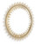 Ashley Wainport Gold Finish Accent Mirror