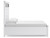 Benchcraft Ashbryn White Natural Queen Panel Storage Bed