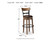 Ashley Pinnadel Light Brown Bar Height Bar Stool