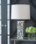 Ashley Macaria White Black Table Lamp