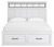 Benchcraft Ashbryn White Natural King Panel Storage Bed