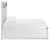 Benchcraft Ashbryn White Natural King Panel Storage Bed