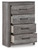 Ashley Bronyan Dark Gray Chest of Drawers