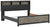 Ashley Jonnifer Black Gray King Bookcase Bed