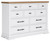 Benchcraft Ashbryn White Natural Dresser