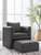 Ashley Vreni Charcoal Black Accent Chair (Set of 2)
