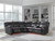 Ashley Perarrygin Carbon 2-Piece Reclining Sectional