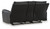 Ashley Danemere Black Reclining Loveseat with Console