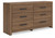 Ashley Jonnifer Black Gray Dresser