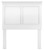 Ashley Fortman White Twin Panel Headboard