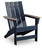 Ashley Mabry Shores Navy Blue Driftwood Adirondack Chair