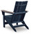 Ashley Mabry Shores Navy Blue Driftwood Adirondack Chair