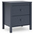 Ashley Simmenfort Navy Blue Nightstand