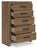 Ashley Jonnifer Black Gray Chest of Drawers