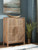 Ashley Pellamour Natural Brown Bar Cabinet