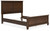 Ashley Danabrin Brown Queen Panel Bed